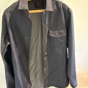 Pendleton Levi's Collab Blue Gray Wool Shirt